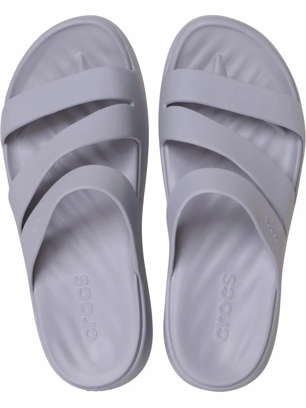 CROCS Women's Triple-Strap Getaway Sandal - Lavender - Size 6 - Picture 3 of 8